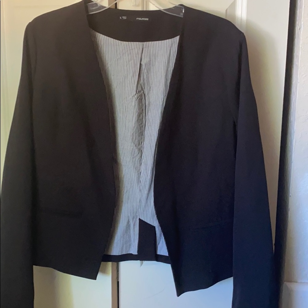 Maurices black suit jacket